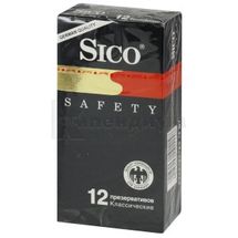 ПРЕЗЕРВАТИВЫ "SICO SAFETY КЛАССИЧЕСКИЕ" № 12; Укрмедика