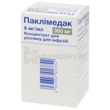 Паклимедак концентрат для раствора для инфузий, 300 мг, флакон, 50 мл, № 1; Medac