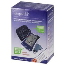 ИЗМЕРИТЕЛЬ АВТОМАТИЧЕСКИЙ АРТЕРИАЛЬНОГО ДАВЛЕНИЯ LONGEVITA bp-1307, № 1; undefined