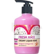 ЖИДКОЕ МЫЛО "FRESH JUICE" крем-мыло, дозатор, 460 мл, frangipani & dragon fruit, frangipani & dragon fruit; Эльфа ФФ