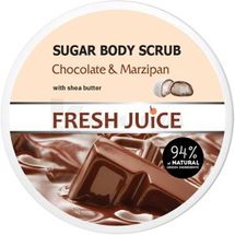 СКРАБ ДЛЯ ТЕЛА САХАРНЫЙ серии "FRESH JUICE" 225 мл, chocolate & мarzipan, chocolate & мarzipan; Эльфа ФФ