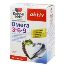 ЭЖК 1300 мг ОМЕГА 3-6-9 капсулы, 1300 мг, № 60; Solgar Vitamin and Herb