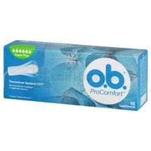 Тампоны женские гигиенические серии "O.B." procomfort super plus, № 16; Джонсон и Джонсон Украина