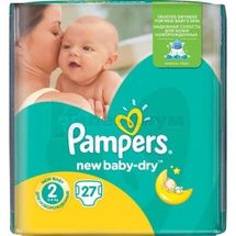 ПОДГУЗНИКИ ДЕТСКИЕ PAMPERS NEW BABY-DRY mini, № 27; Procter & Gamble