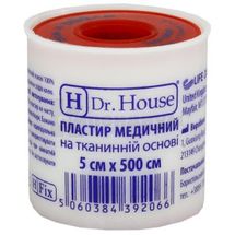 ПЛАСТЫРЬ МЕДИЦИНСКИЙ "H Dr. House" 5 см х 500 см, пластиковая катушка, на тканевой основе, на тканевой основе, № 1; undefined