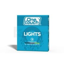 ПРЕЗЕРВАТИВЫ ONE TOUCH В СИЛИКОНОВОЙ СМАЗКЕ С НАКОПИТЕЛЕМ lights, особо тонкие, № 3; Forans Medical