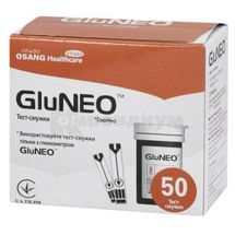 ТЕСТ-ПОЛОСКИ GluNEO™ 50 определений, 50 определений, № 1; Infopia