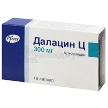 Далацин Ц капсулы, 300 мг, блистер, № 16; Pfizer Inc.