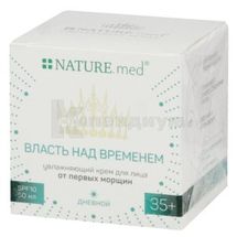 КРЕМ "NATURE.MED.ANTI AGE. ВЛАСТЬ НАД ВРЕМЕНЕМ (TIMELESSNESS)" УВЛАЖНЯЮЩИЙ ДЛЯ ЛИЦА ОТ ПЕРВЫХ МОРЩИН ДНЕВНОЙ 50 мл; Георг Биосистемы