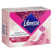 ПРОКЛАДКИ ЖЕНСКИЕ ГИГИЕНИЧЕСКИЕ LIBRESSE DAILY FRESH PLUS MULTISTYLE № 30; Essity Hygiene and Health