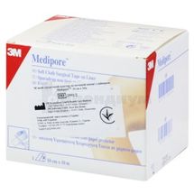 ПЛАСТЫРЬ ХИРУРГИЧЕСКИЙ MEDIPORE 10 см х 10 м, № 1; 3M Medica