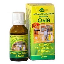 СМЕСЬ МАСЕЛ ЭФИРНЫХ 20 мл, "аромат и чистота в доме", "аромат и чистота в доме"; Адверсо