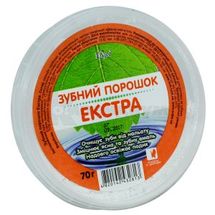 ЗУБНОЙ ПОРОШОК "экстра", 70 г; Красота и Здоровье