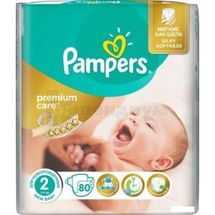 ПОДГУЗНИКИ ДЕТСКИЕ PAMPERS PREMIUM CARE mini (3-6 кг), № 80; undefined