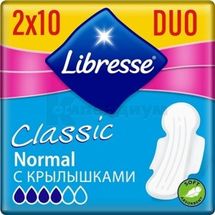 Прокладки женские гигиенические Libresse Classic Ultra normal clip, soft, soft, № 20; SCA Hygiene Products