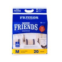 ПЕЛЕНКИ ДЛЯ МЛАДЕНЦЕВ ГИГИЕНИЧЕСКИЕ тм "FRIENDS" premium, 60 см х 60 см, 60 см х 60 см, № 20; Nobel Hygiene Pvt. Ltd