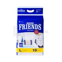 ПЕЛЕНКИ ДЛЯ МЛАДЕНЦЕВ ГИГИЕНИЧЕСКИЕ тм "FRIENDS" premium, 90 см х 60 см, 90 см х 60 см, № 10; Nobel Hygiene Pvt. Ltd