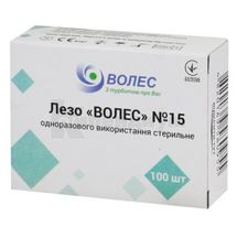 ЛЕЗВИЕ "ВОЛЕС" СТЕРИЛЬНОЕ 15, № 100; Huaian Tianda Medical Instruments