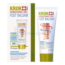 KROK MED VENOTONIC - GEL БАЛЬЗАМ ДЛЯ НОГ туба полимерная, 75 мл; Голден-Фарм