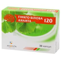 ГИНКГО БИЛОБА 120 120 мг, № 30; Ananta Medicare