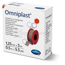 Пластырь фиксирующий текстильный Omniplast® 1,25 см х 5 м, № 1; Paul Hartmann