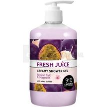 ГЕЛЬ ДЛЯ ДУША "FRESH JUICE" крем-гель, 750 мл, passion fruit & magnolia, passion fruit & magnolia; Эльфа ФФ