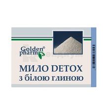 МЫЛО DETOX С БЕЛОЙ ГЛИНОЙ 70 г; Голден-Фарм