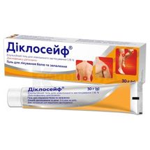 Диклосейф® гель эмульсионный для наружного применения, 1,16 %, туба, 30 г, № 1; Гледфарм Лтд