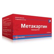 Метакартин раствор оральный, 2 г/10 мл, флакон, 10 мл, № 10; World Medicine