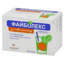 Файболекс саше, 5.8 г, с апельсиновым вкусом, № 10; Ananta Medicare