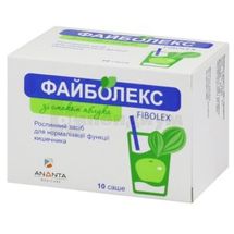 Файболекс саше, 5.8 г, с яблочным вкусом, № 10; Ananta Medicare