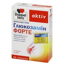 ДОППЕЛЬГЕРЦ® АКТИВ ГЛЮКОЗАМИН ФОРТЕ таблетки, № 30; Queisser Pharma GmbH & Co. KG