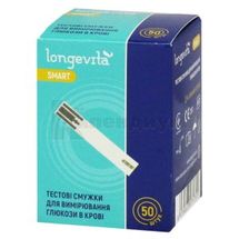 Тест-полоски для измерения глюкозы в крови Longevita Smart тест-полоски, № 50; Hangzhou Sejoy Electronics & Instruments