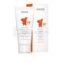 PEDIATRIC СОЛНЦЕЗАЩИТНЫЙ ЛОСЬОН "LABORATORIOS BABE" spf-50+, 100 мл, детский; LABORATORIOS BABE, S.L.