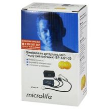 ИЗМЕРИТЕЛЬ АРТЕРИАЛЬНОГО ДАВЛЕНИЯ MICROLIFE МЕХАНИЧЕСКИЙ bp ag1-20, № 1; Microlife