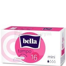 ТАМПОНЫ ЖЕНСКИЕ ГИГИЕНИЧЕСКИЕ BELLA TAMPOO mini, № 16; Torunskie ZMO