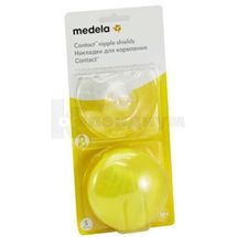 СОСКИ (НАКЛАДКИ) ДЛЯ КОРМЛЕНИЯ CONTACT NIPPLE SHIELDS small, № 2; Medela