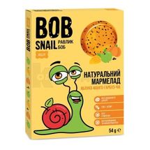 МАРМЕЛАД НАТУРАЛЬНЫЙ BOB SNAIL (УЛИТКА БОБ) 54 г, манго-тыква-чиа, манго-тыква-чиа, № 1; Эко Снек