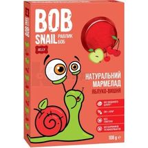 МАРМЕЛАД НАТУРАЛЬНЫЙ BOB SNAIL (УЛИТКА БОБ) 108 г, яблоко-вишня, яблоко-вишня, № 1; Эко Снек