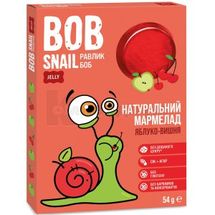 МАРМЕЛАД НАТУРАЛЬНЫЙ BOB SNAIL (УЛИТКА БОБ) 54 г, яблоко-вишня, яблоко-вишня, № 1; Эко Снек