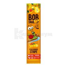 КОНФЕТЫ ФРУКТОВО-ЯГОДНЫЕ СТРАЙПС BOB SNAIL (УЛИТКА БОБ) 14 г, груша-манго, груша-манго, № 1; Эко Снек