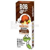 МАРМЕЛАД НАТУРАЛЬНЫЙ BOB SNAIL (УЛИТКА БОБ) 27 г, груша-апельсин в бельгийском молочном шоколаде, груша-апел. в бельг.мол.шокол., № 1; Эко Снек