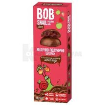 КОНФЕТЫ НАТУРАЛЬНЫЕ BOB SNAIL (УЛИТКА БОБ) яблоко-клубника, 30 г, в бельгийском молочном шоколаде, в бельгийском молоч. шоколаде, № 1; Эко Снек