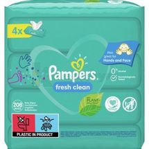 САЛФЕТКИ ДЕТСКИЕ ВЛАЖНЫЕ PAMPERS fresh clean, № 208; undefined