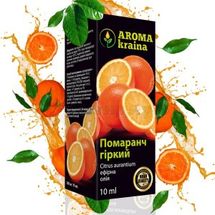 МАСЛО ЭФИРНОЕ тм "AROMA KRAINA" 10 мл, апельсин горький, апельсин горький; АРОМА ГРУПП