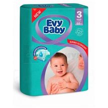 ПОДГУЗНИКИ "EVY BABY" midi 3 (5-9 кг), № 68; Evyap Sabun