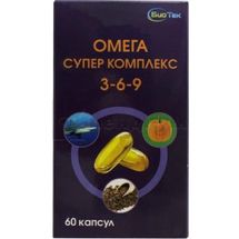 ОМЕГА СУПЕР КОМПЛЕКС 3-6-9 капсулы, № 60; Биотек