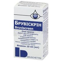 БРУВИСКРИН ГЛАЗНЫЕ КАПЛИ капли глазные, флакон, 10 мл, № 1; БРУСЧЕТТІНІ С.Р.Л.