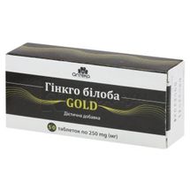 ГИНКГО БИЛОБА GOLD таблетки, 250 мг, № 50; Аптека 283