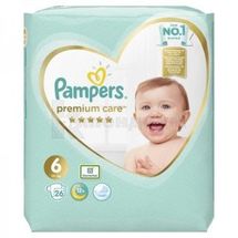 ПОДГУЗНИКИ ДЕТСКИЕ PAMPERS PREMIUM CARE giant (13-18 кг), № 26; Procter & Gamble